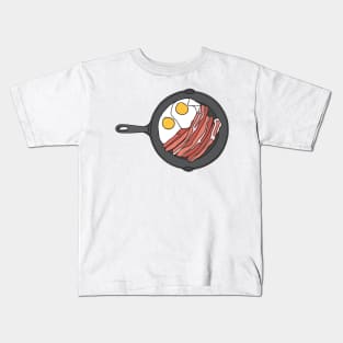 Breakfast Skillet Kids T-Shirt